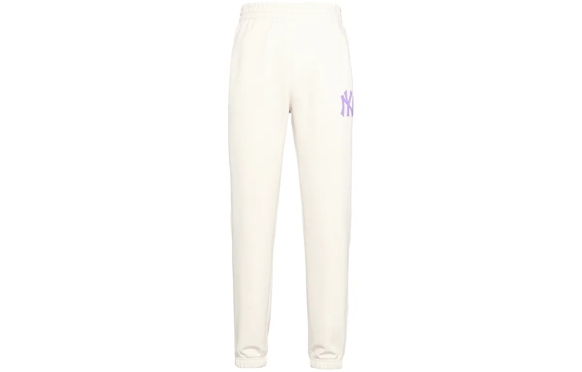 MLB Knitted Sweatpants Unisex White