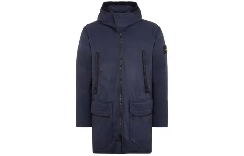STONE ISLAND Down Jacket Unisex Marine Blue