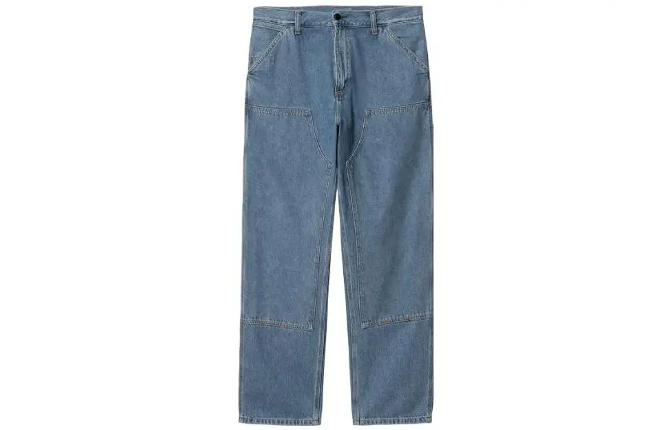Carhartt WIP Jeans Men's Light Blue Moderate Straight Fit Pants