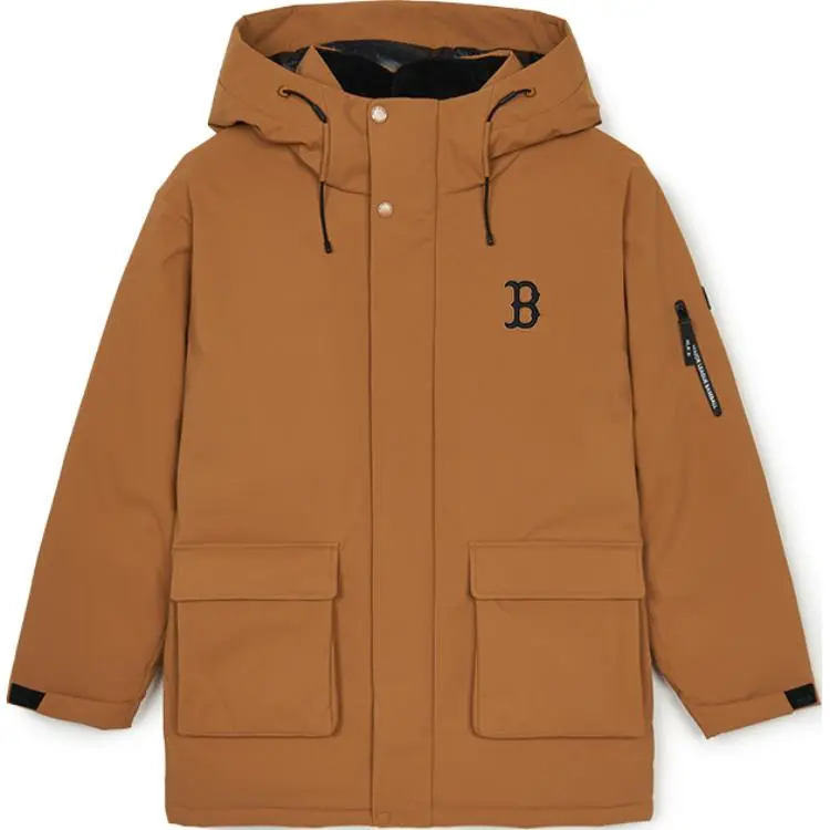 MLB Boston Red Sox Down Jacket Unisex Camel