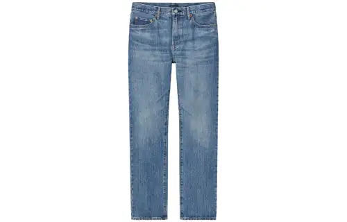 UNIQLO Jeans Men's Sky Blue Moderate Straight Fit Pants