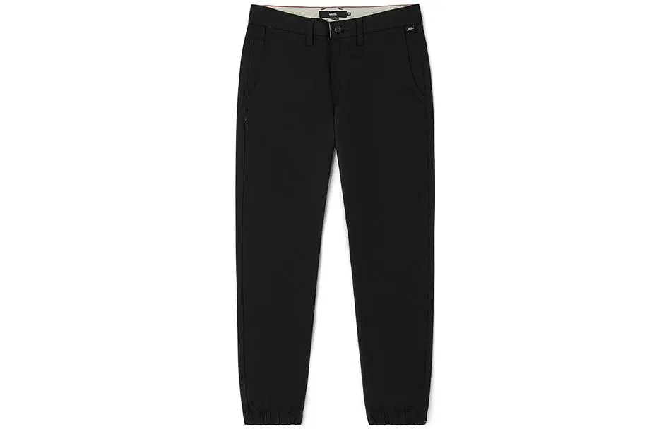 Vans Knitted Sweatpants Men's Black Moderate Cuffed Pants