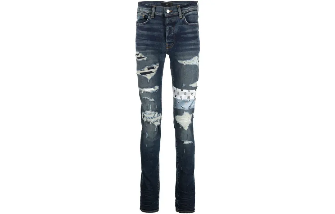 AMIRI Paisley Ma Art Patch Jeans