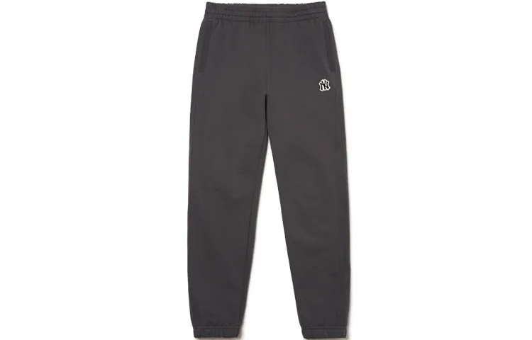 MLB New York Yankees Knitted Sweatpants Unisex Gray Moderate Cuffed Pants
