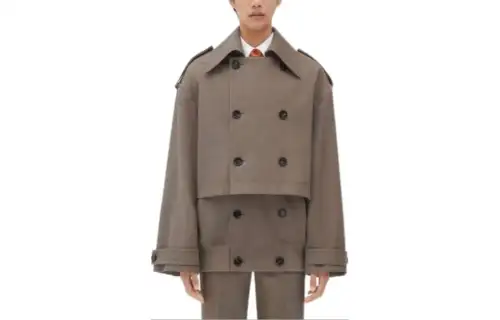 Bottega Veneta FW23 Trench Coat Men's Light Umber