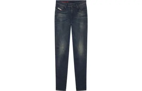 DIESEL Jeans Men's Blue Moderate Tapered Pants