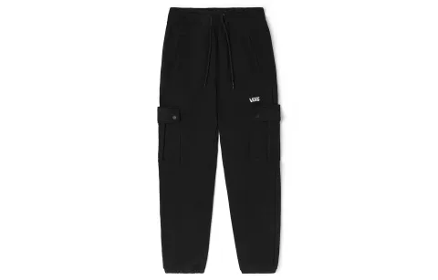 Vans Knitted Sweatpants Unisex Black Moderate Cargo Pants
