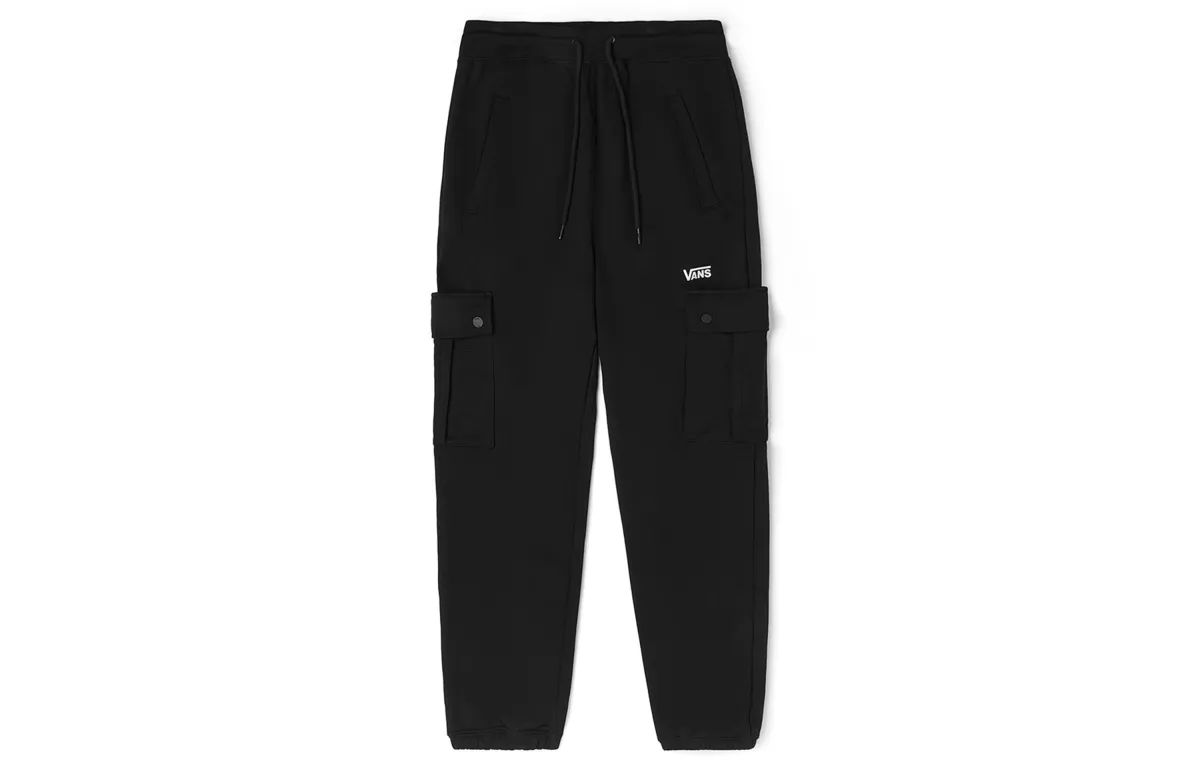 Vans Knitted Sweatpants Unisex Black Moderate Cargo Pants