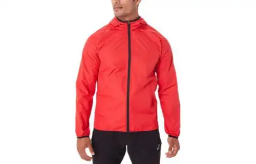 Asics Packable Jacket Jackets & Coats Men's Red