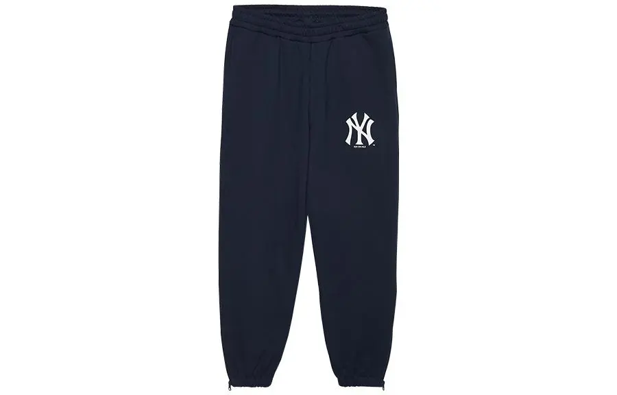 New Era FW22 Knitted Sweatpants Men's Navy Blue