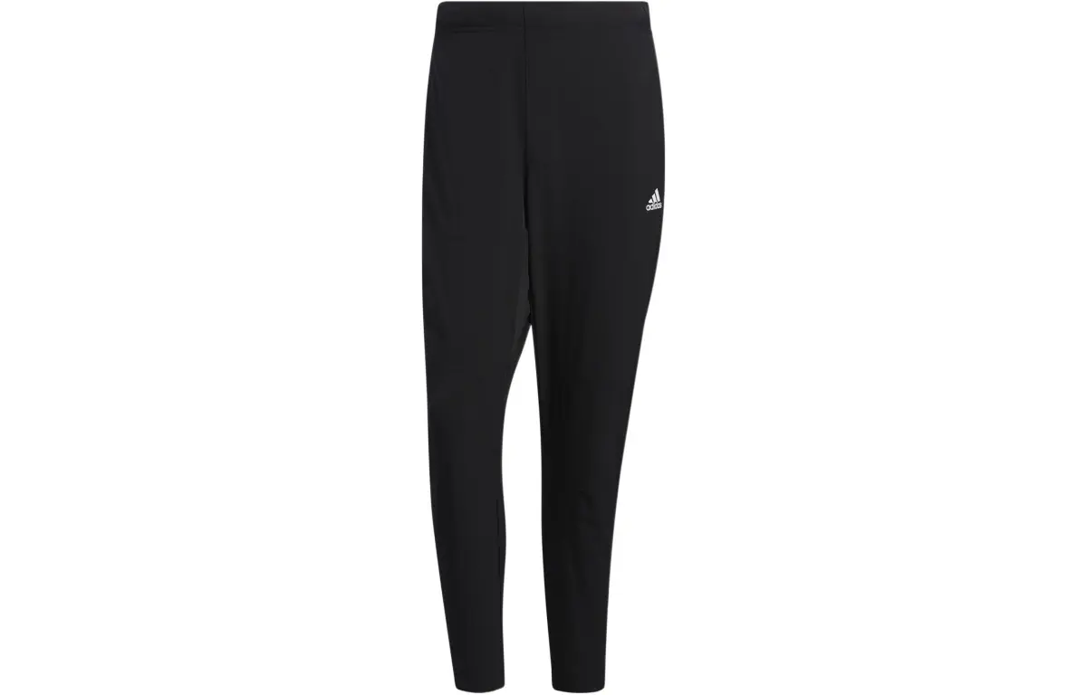 Adidas Knitted Sweatpants Men's Black Moderate Slim Fit Pants