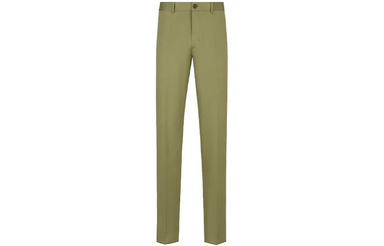 DIOR Quarterly New Products Casual Pants Men's Khaki Moderate Straight Fit Pants