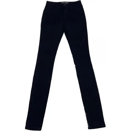Burberry Jeans Men's Black Moderate Straight Fit Pants