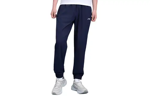 Li Ning Knitted Sweatpants Men's Blue