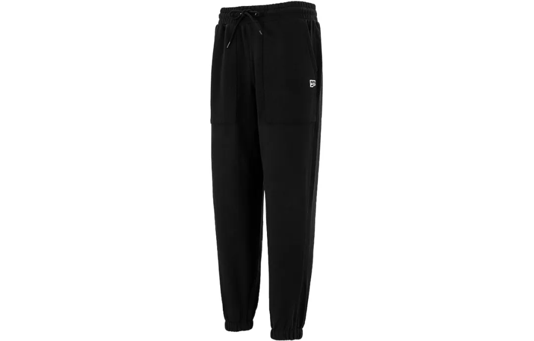 PUMA Knitted Sweatpants Men's Black Moderate Harem Pants