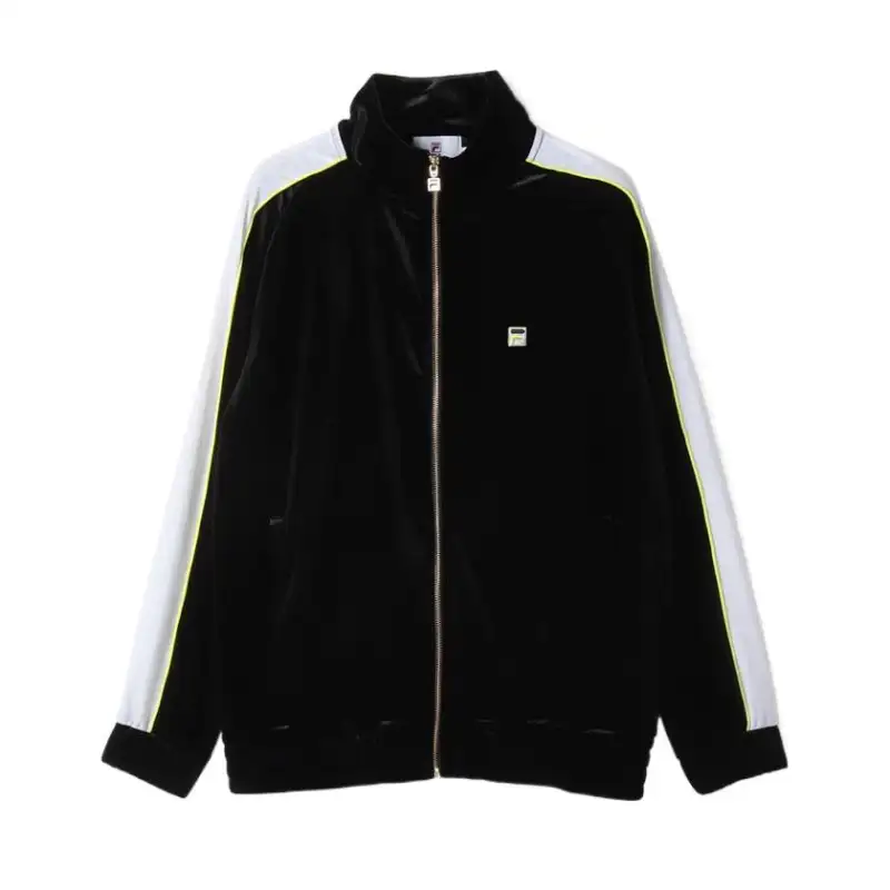 FILA Jackets Men's Black Stand Collar Moderate Other