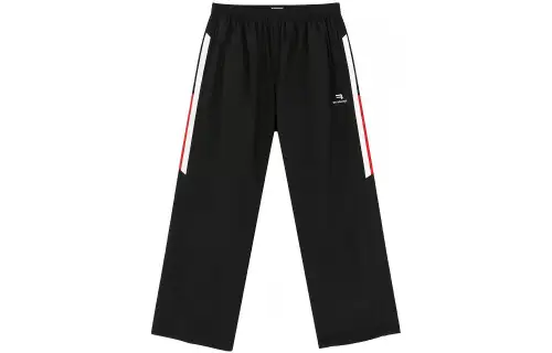 Balenciaga Casual Pants Regular Fit Men's Black