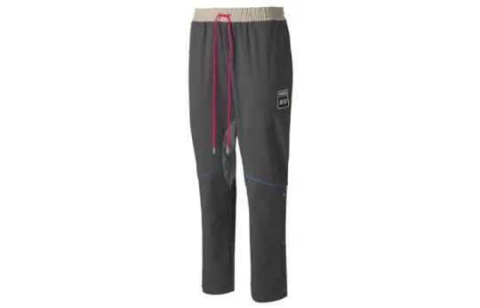 PUMA X RHUDE Puma X RHUDE Casual Pants Men's Black Gray Moderate Slim Fit Pants
