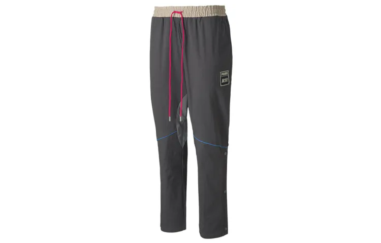 PUMA X RHUDE Puma X RHUDE Casual Pants Men's Black Gray Moderate Slim Fit Pants