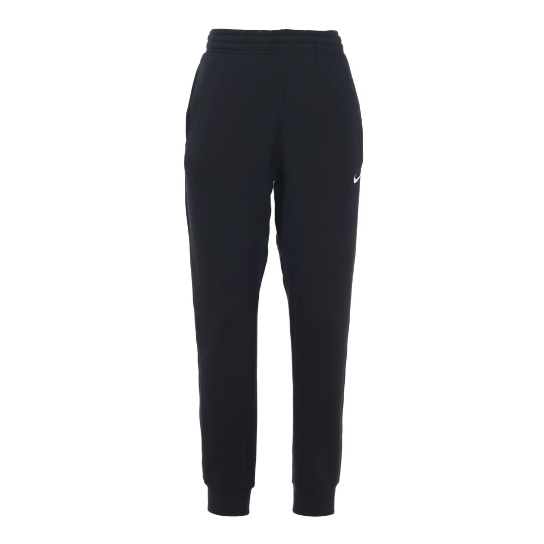 Nike Fleece Lined Thermal Solid Color Casual Elastic Cuff Knitted Sweatpants Men's Black
