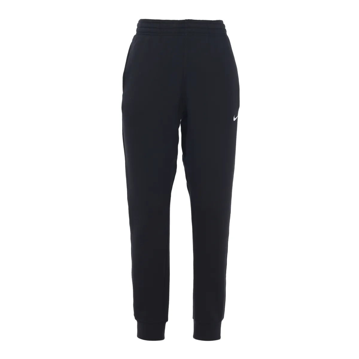 Nike Fleece Lined Thermal Solid Color Casual Elastic Cuff Knitted Sweatpants Men's Black