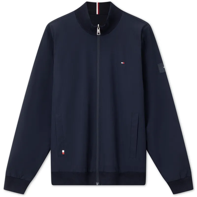 Tommy Hilfiger Jackets Men's Stand Collar Moderate Reversible, Other