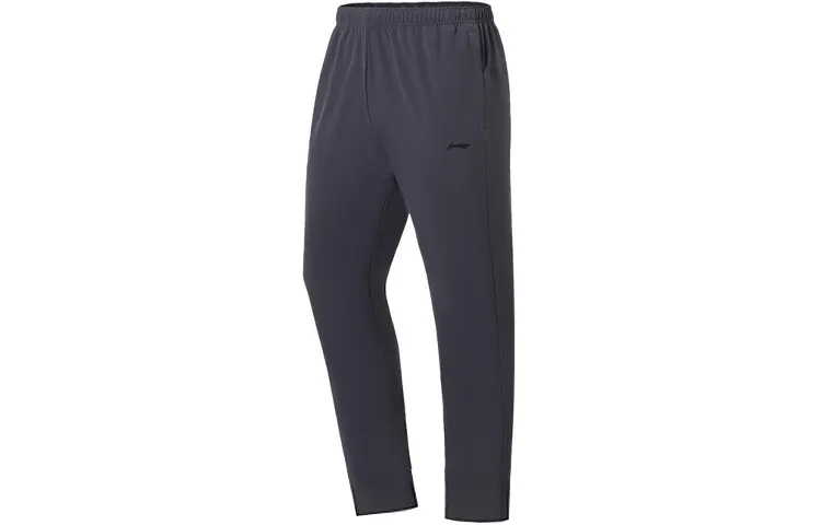 Li Ning Knitted Sweatpants Men's Ebony Black