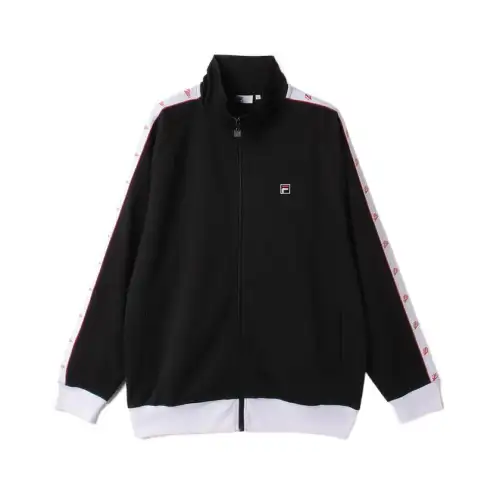 FILA Jackets Unisex Black Stand Collar Moderate Other