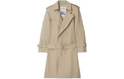 Burberry belted-waist trench coat
