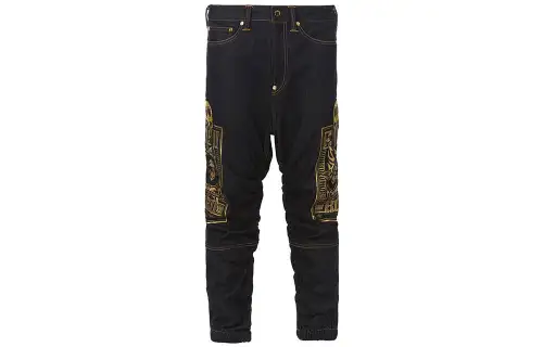 EVISU Jeans Men's Blue Moderate Straight Fit Pants