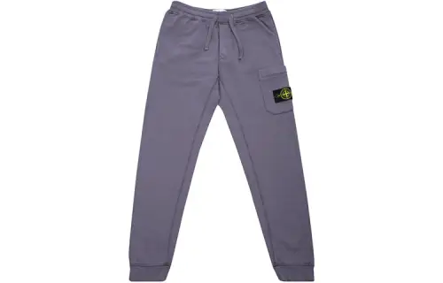 STONE ISLAND Cargo Pants Men's Gray Purple