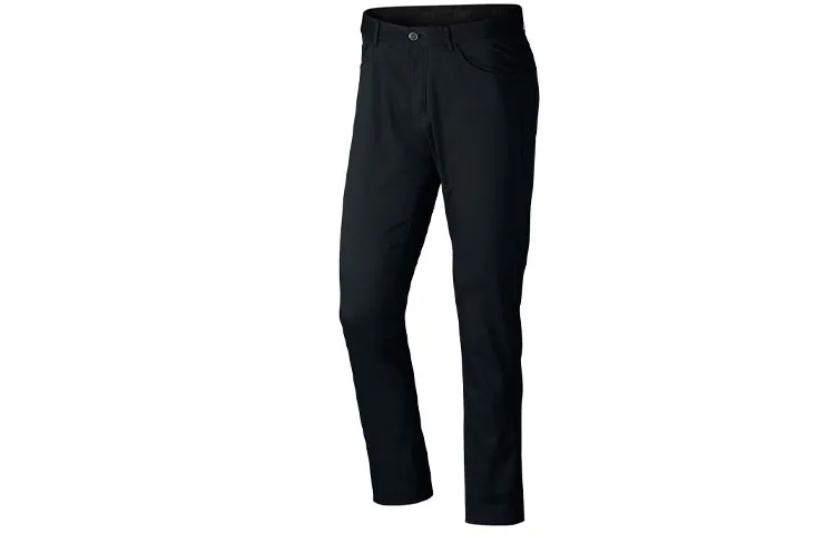 Nike Casual Pants Men's Black Moderate Straight Fit Pants