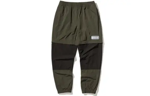 A BATHING APE Bape Knitted Sweatpants Men's Moderate Straight Fit Pants