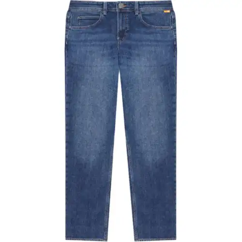 Timberland Jeans Men's Blue Moderate Straight Fit Pants