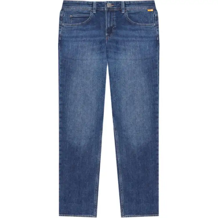 Timberland Jeans Men's Blue Moderate Straight Fit Pants