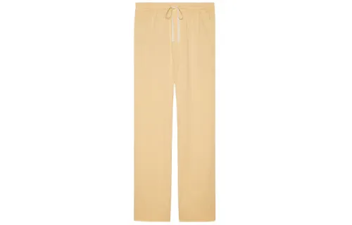 GUCCI Casual Pants Men's Beige Moderate Straight Fit Pants