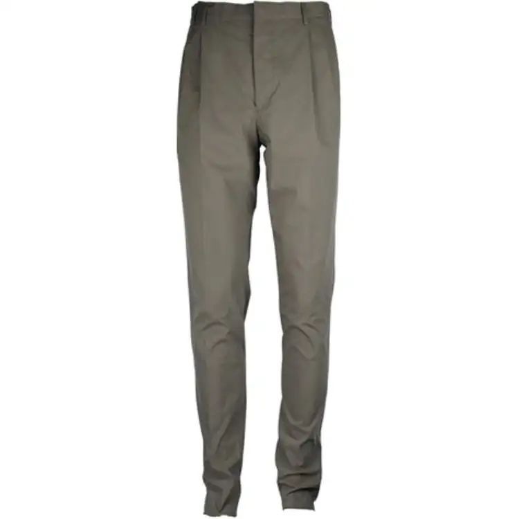 PRADA Casual Pants Men's Gray Moderate Straight Fit Pants