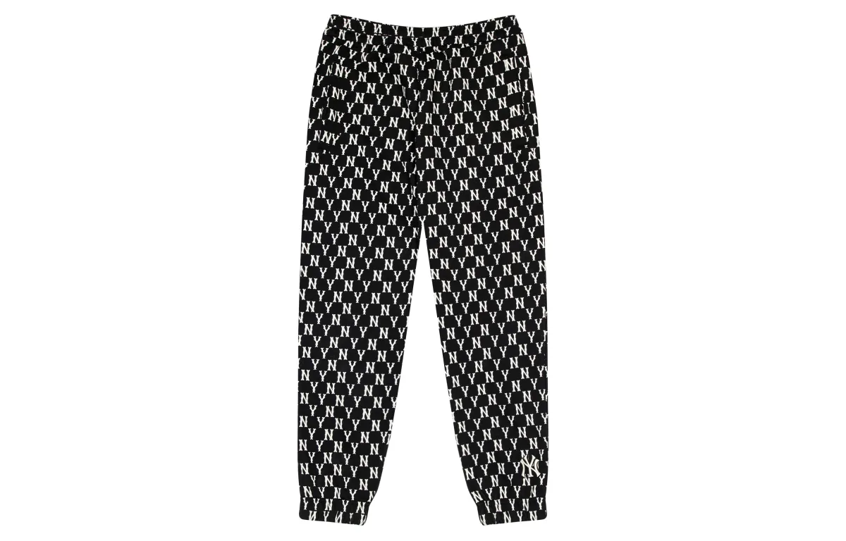 MLB New York Yankees Knitted Sweatpants Unisex Black