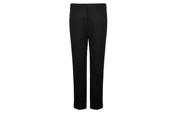 PRADA Casual Pants Men's Black Moderate Straight Fit Pants