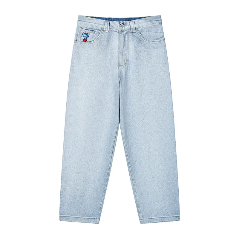 MIND ERROR Jeans Unisex Moderate Straight Fit Pants