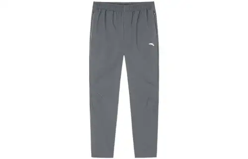 ANTA Variety Training Collection Knitted Sweatpants Men's Gray Moderate Straight Fit Pants