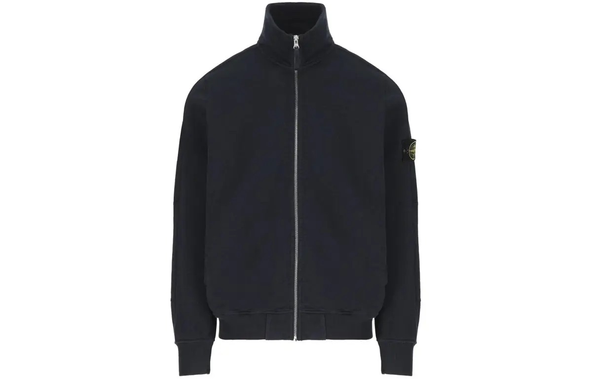 STONE ISLAND Compass-Badge High-Neck Zipped Sweatshirt