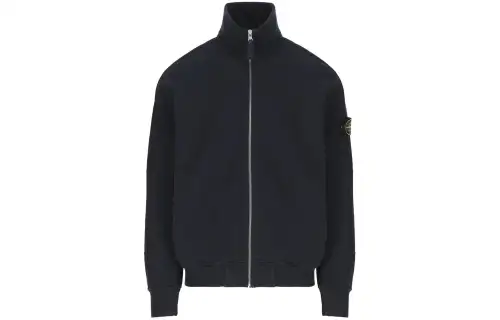 STONE ISLAND Compass-Badge High-Neck Zipped Sweatshirt