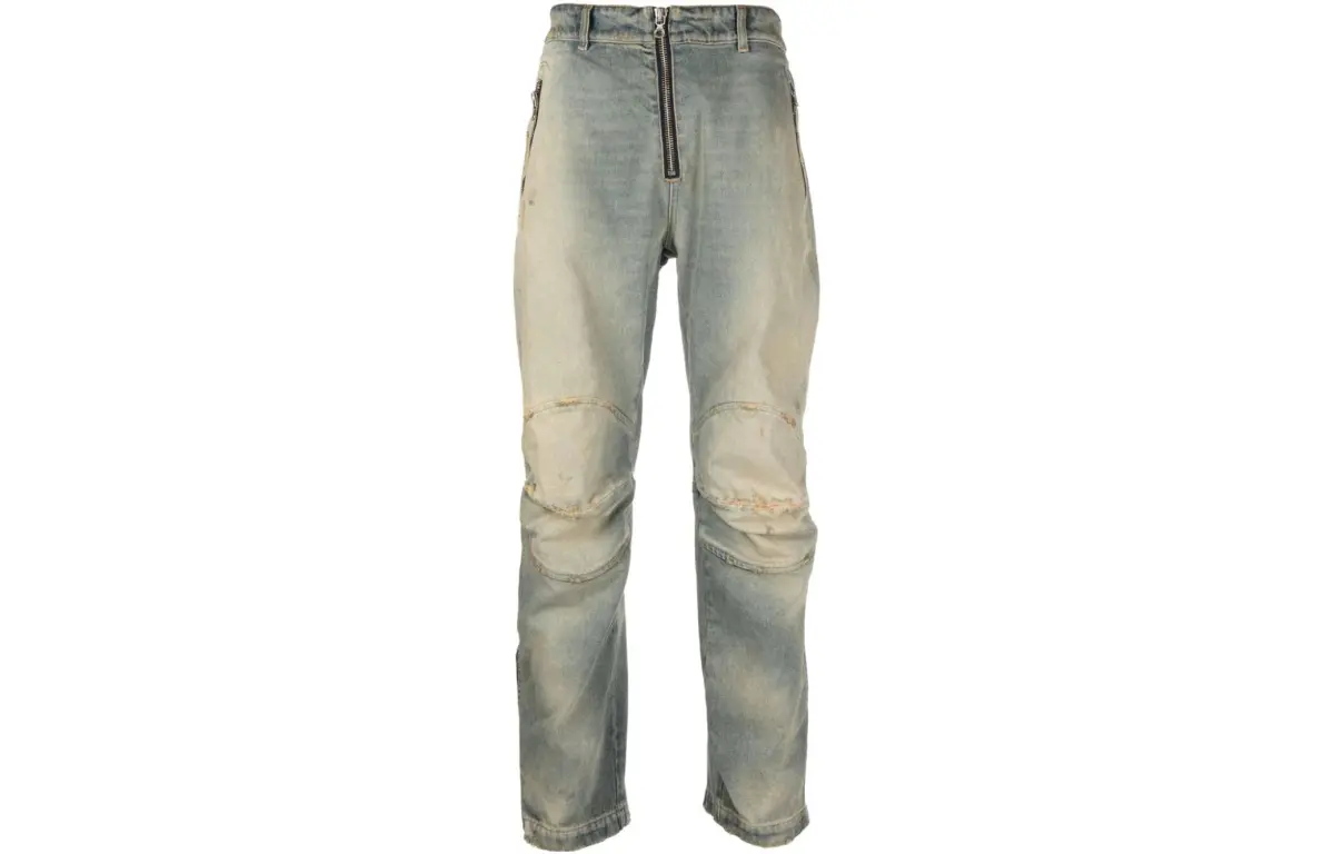 DIESEL Jeans Men's Blue Moderate Straight Fit Pants