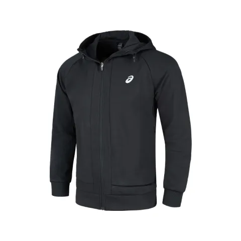 ASICS Jackets Men's Black Hooded Moderate Other