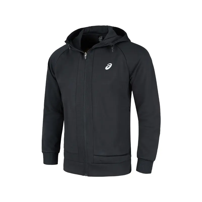 ASICS Jackets Men's Black Hooded Moderate Other