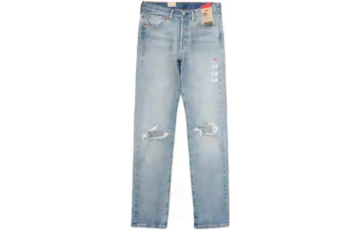 Levi's Jeans Men's Light Blue Moderate Ripped Pants