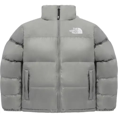 THE NORTH FACE Nuptse FW24 Puffer Jacket Unisex Silver Gray