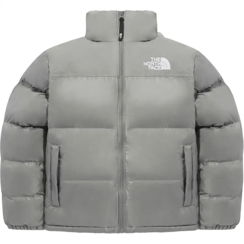 THE NORTH FACE Nuptse FW24 Puffer Jacket Unisex Silver Gray