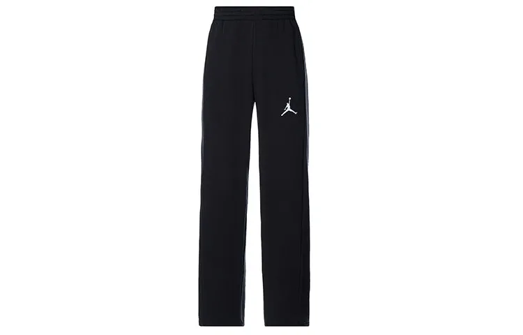 Jordan Knitted Sweatpants Men's Black Moderate Straight Fit Pants